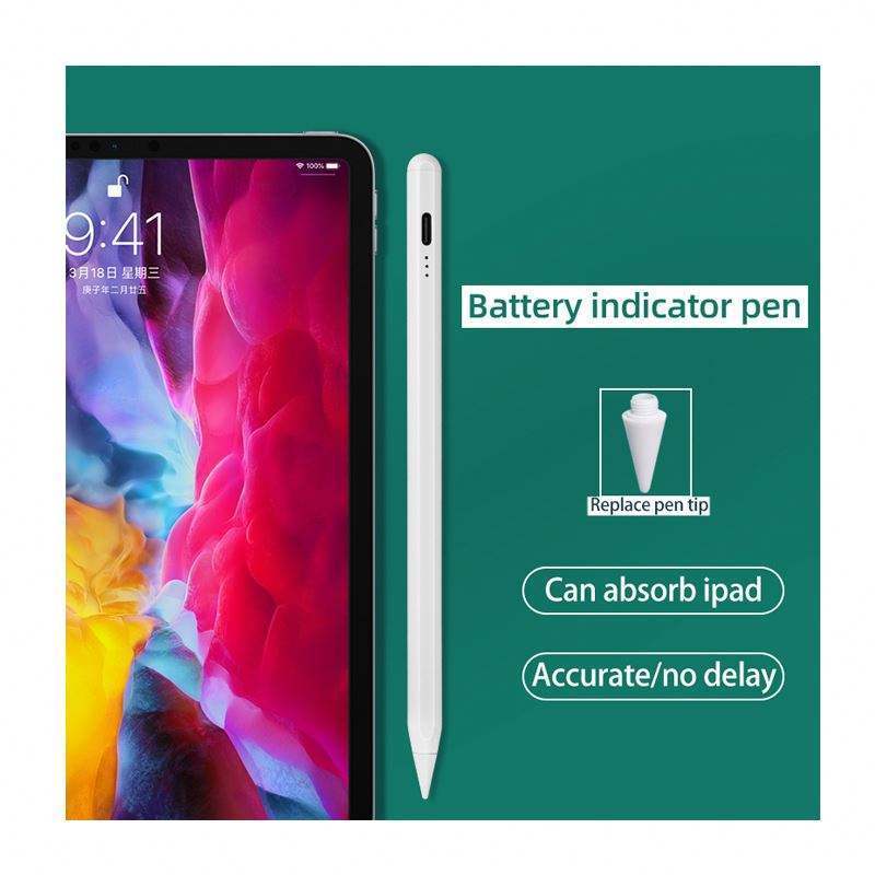 Palm Rejection Active Stylus Pen Power Display Screen Touch Pen for Apple for iPad Pencil