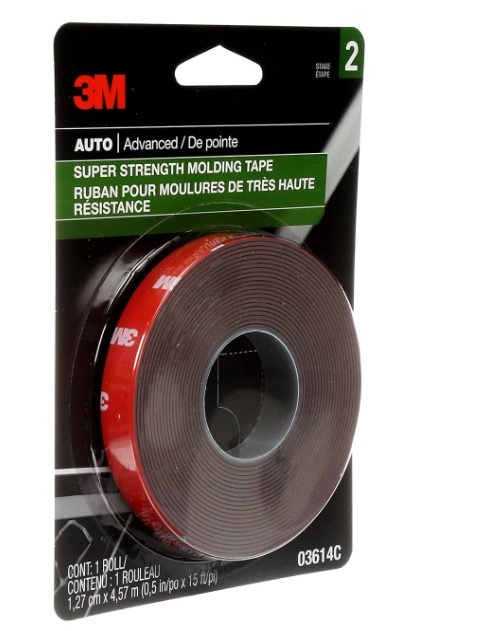 3M Super Strong Molding Tape 1.27 cm X 4 64 Meters High Strength Double Sided Tape