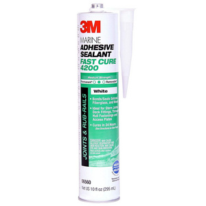 3m Marine Adhesive Sealant Fast Curing 4200 (06560)-Semi-Permanent Flexible Adhesive Sealant Suitable For Ships And Motorhomes