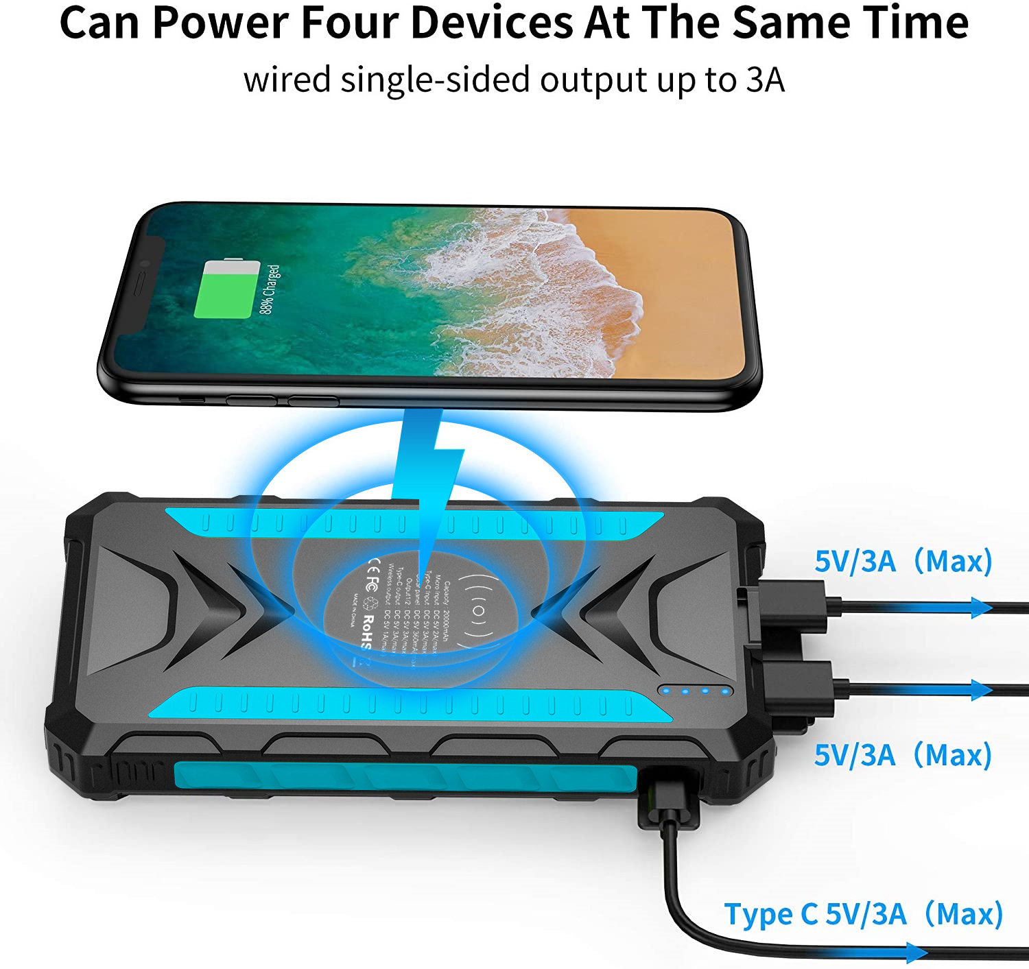 energizer power bank solar power bank portable 32000mah for samsung galaxy power bank