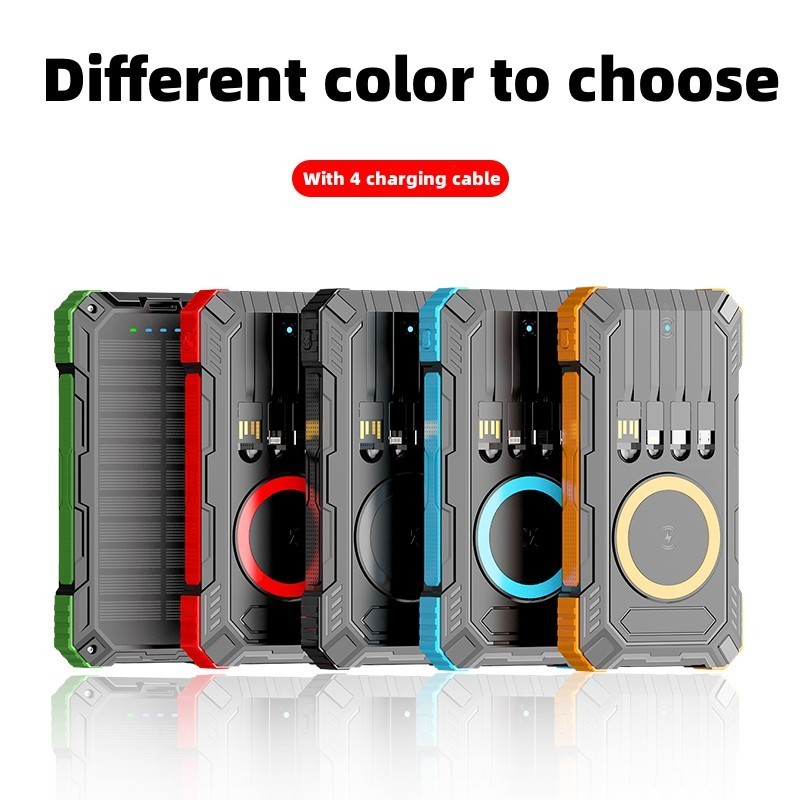 Wisdom-Tech Power Bank For Hiking lithium battery solar charger tea accessories gift sets outdoor 4g wireless router without