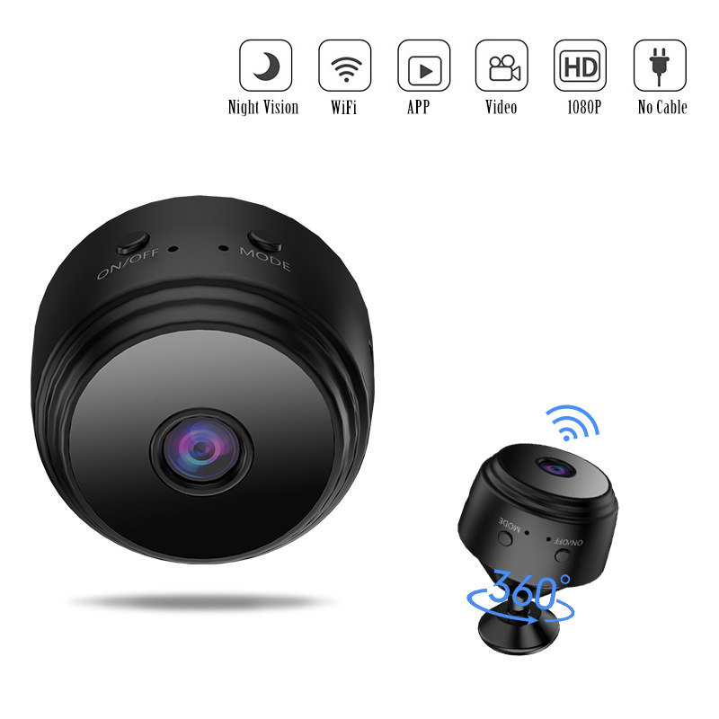 Wistino 1080p HD small camera wireless wifi motion detection video playback a9 mini WiFi camera