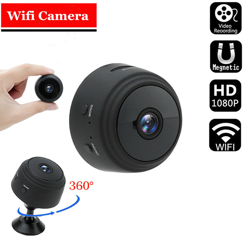 Wistino 1080p HD small camera wireless wifi motion detection video playback a9 mini WiFi camera