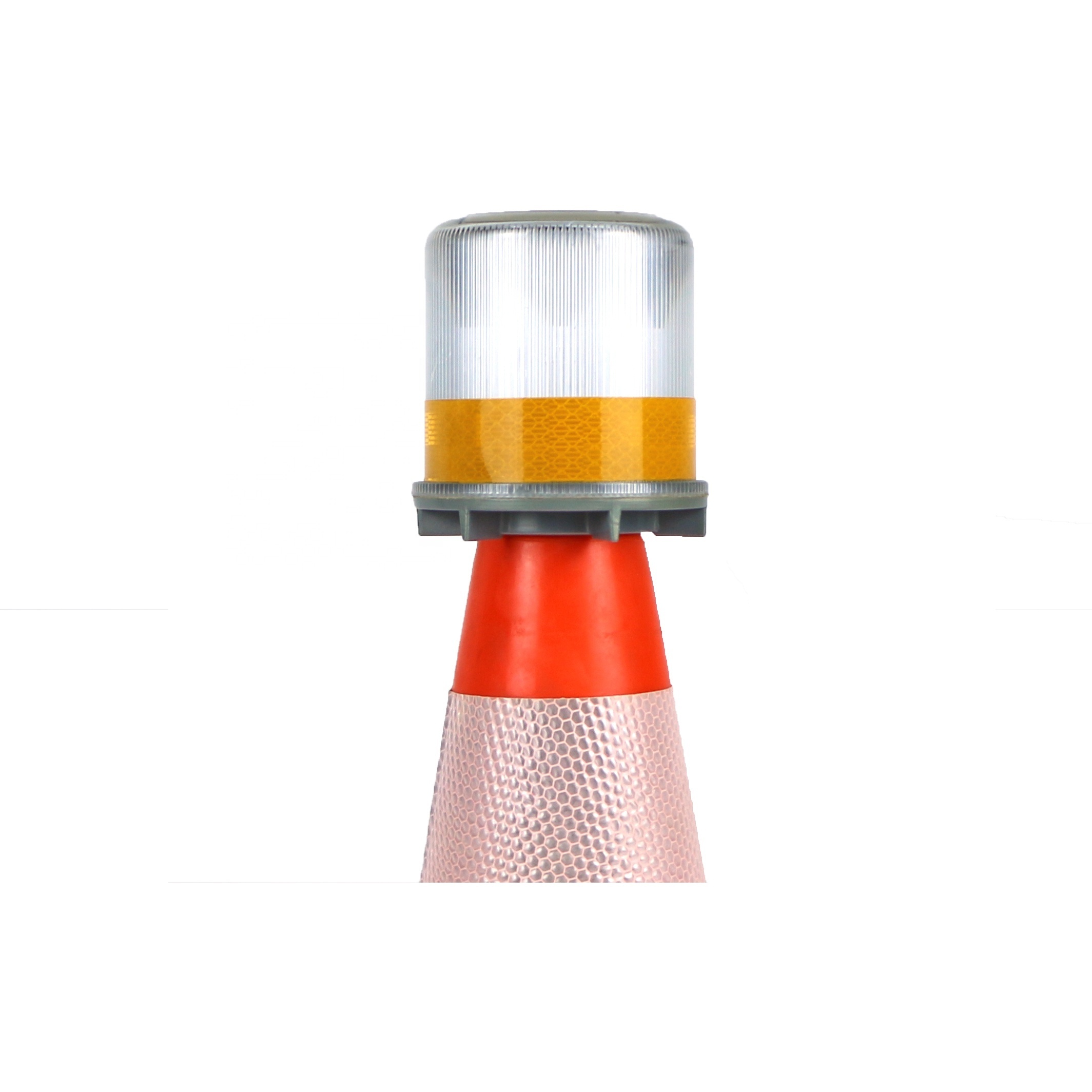 Road Safety Traffic Cones Emergency Beacon Flashing light Solar Powered Led Warning Light For Car Solar Traffic Cone Light