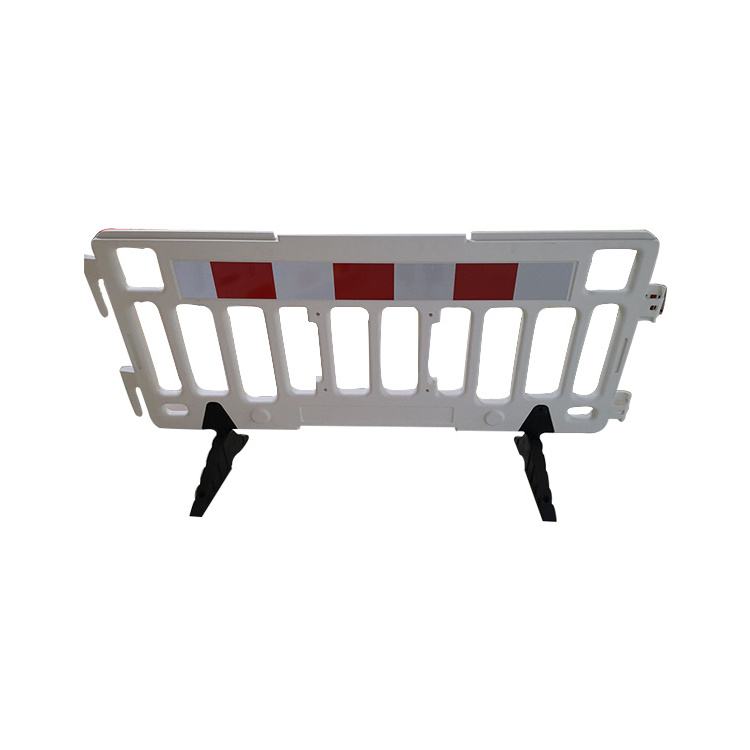 Removable Traffic Parking Barrier Guardrail / Removable Safety Plastic Fence / Plastic Road Barrier, Crowd Control Barrier