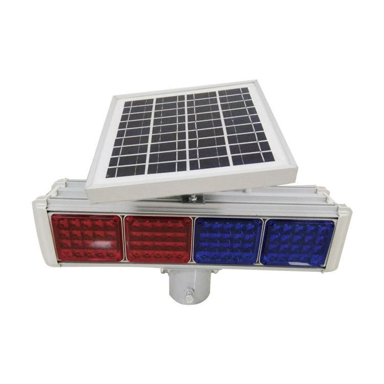 High quality solar powered traffic signal lights beacon traffic warning light strobe light