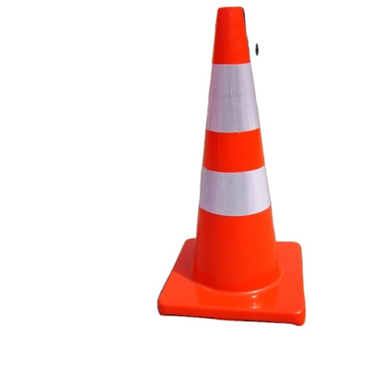 PVC Full Orange 70cm Reflective Road Construction Cones Traffic Cone