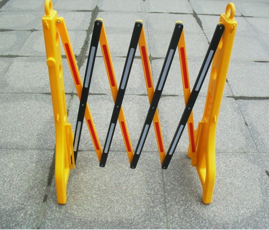 Temporary Parking Crowd Control Scissor Barricade Fence Stand Road Safety Products Traffic Portable Folding Expanding Barrier