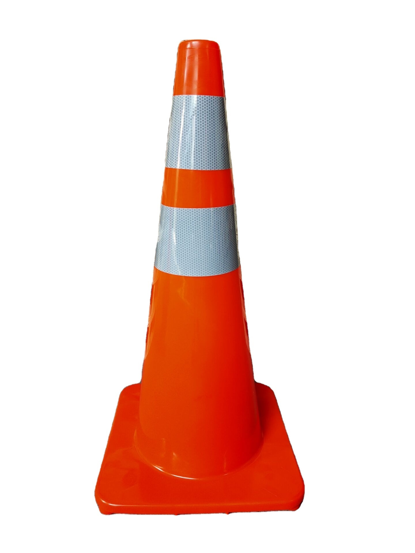 PVC Full Orange 70cm Reflective Road Construction Cones Traffic Cone