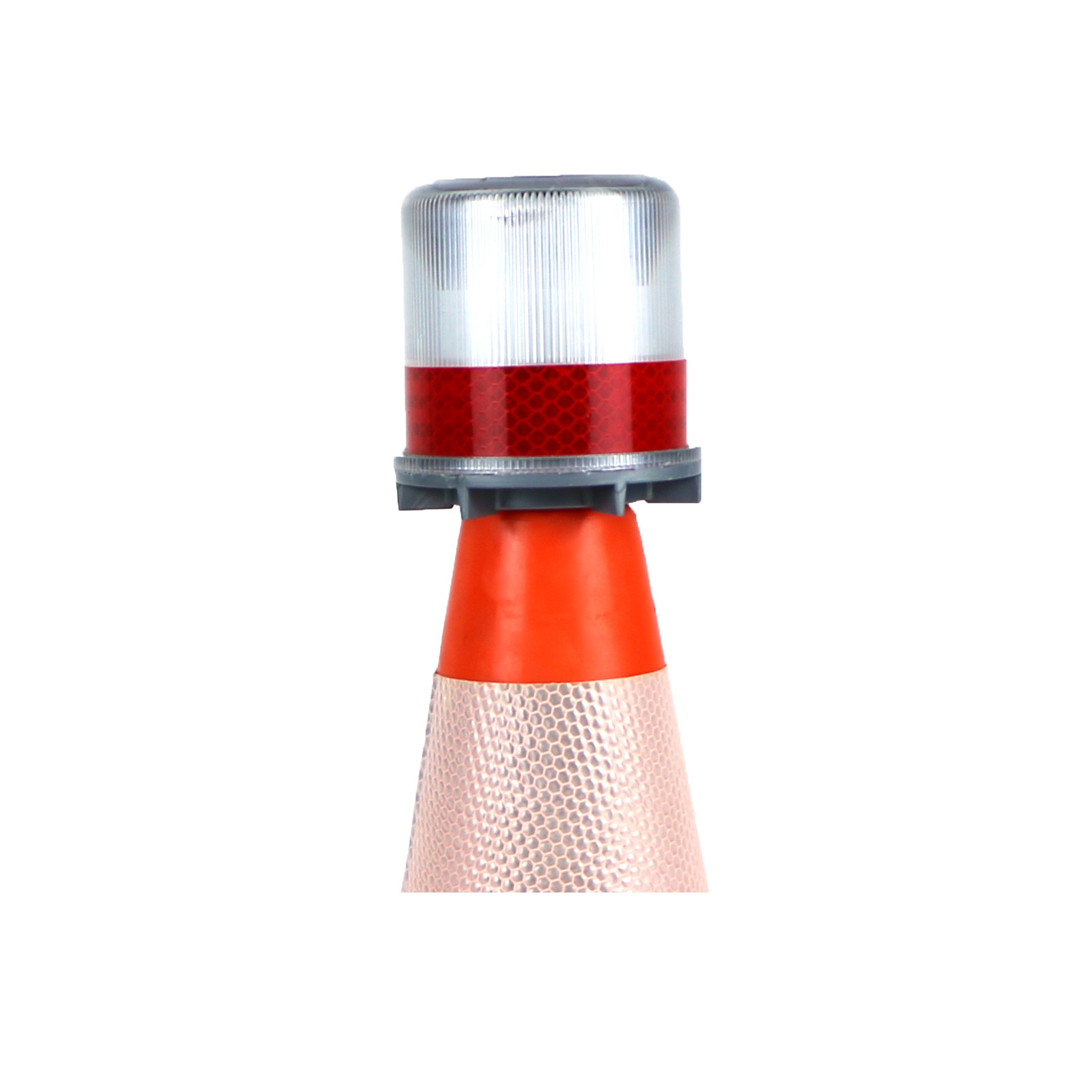 solar beacon lamp led amber flashing strobe beacon light used for traffic cone beacon lighting