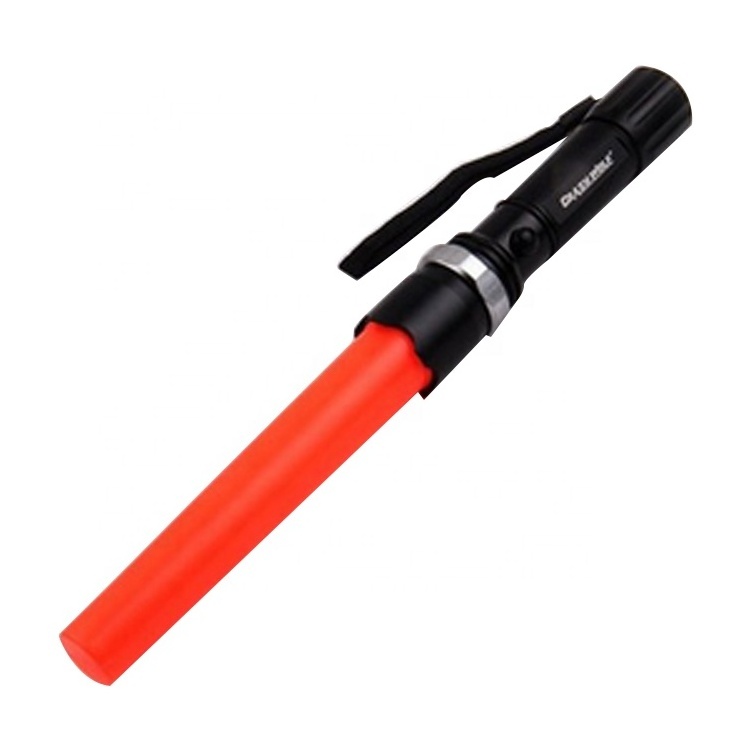 Luminous portable rechargeable traffic control baton light led safety baton wand stick