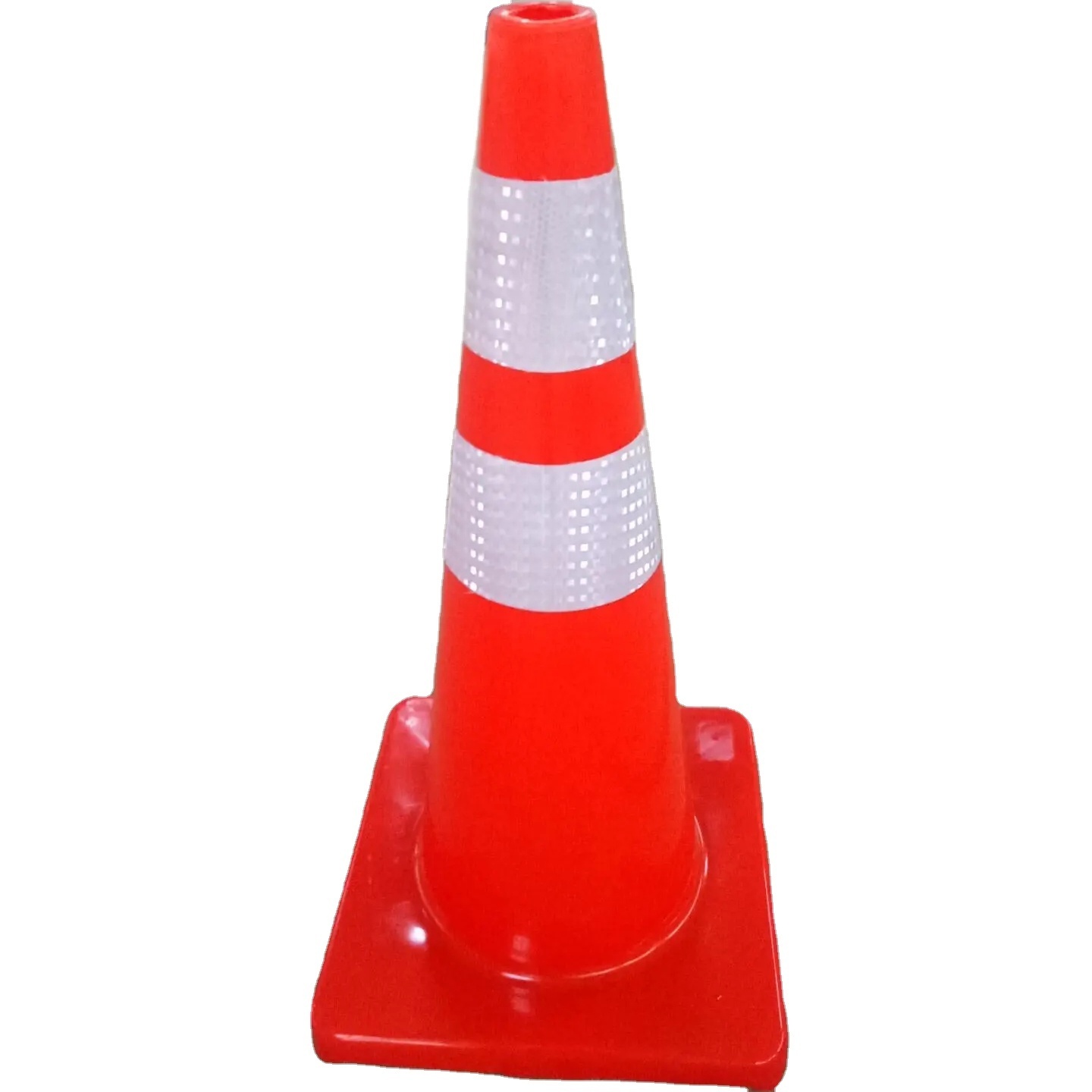 PVC Full Orange 70cm Reflective Road Construction Cones Traffic Cone