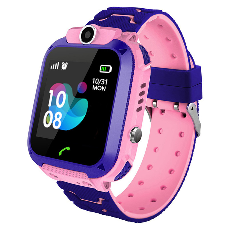 S12 Children Waterproof Watch Anti Lost Child Tracker SOS Smart Monitoring Positioning watch Phone Kids LBS Clock Baby Watches