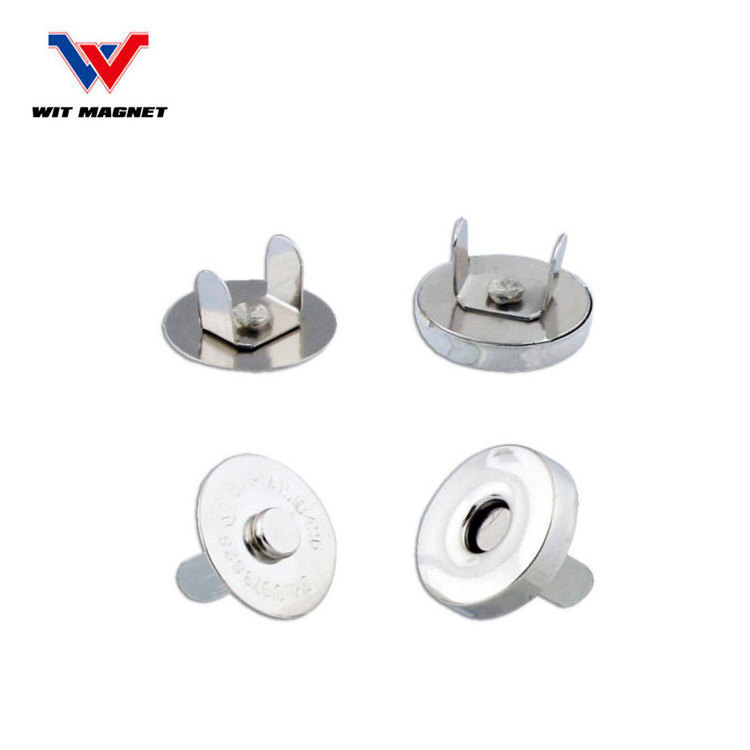 Metal Buckle Magnets Strong Nickel Magnetic Button for Clothing and Bags etc