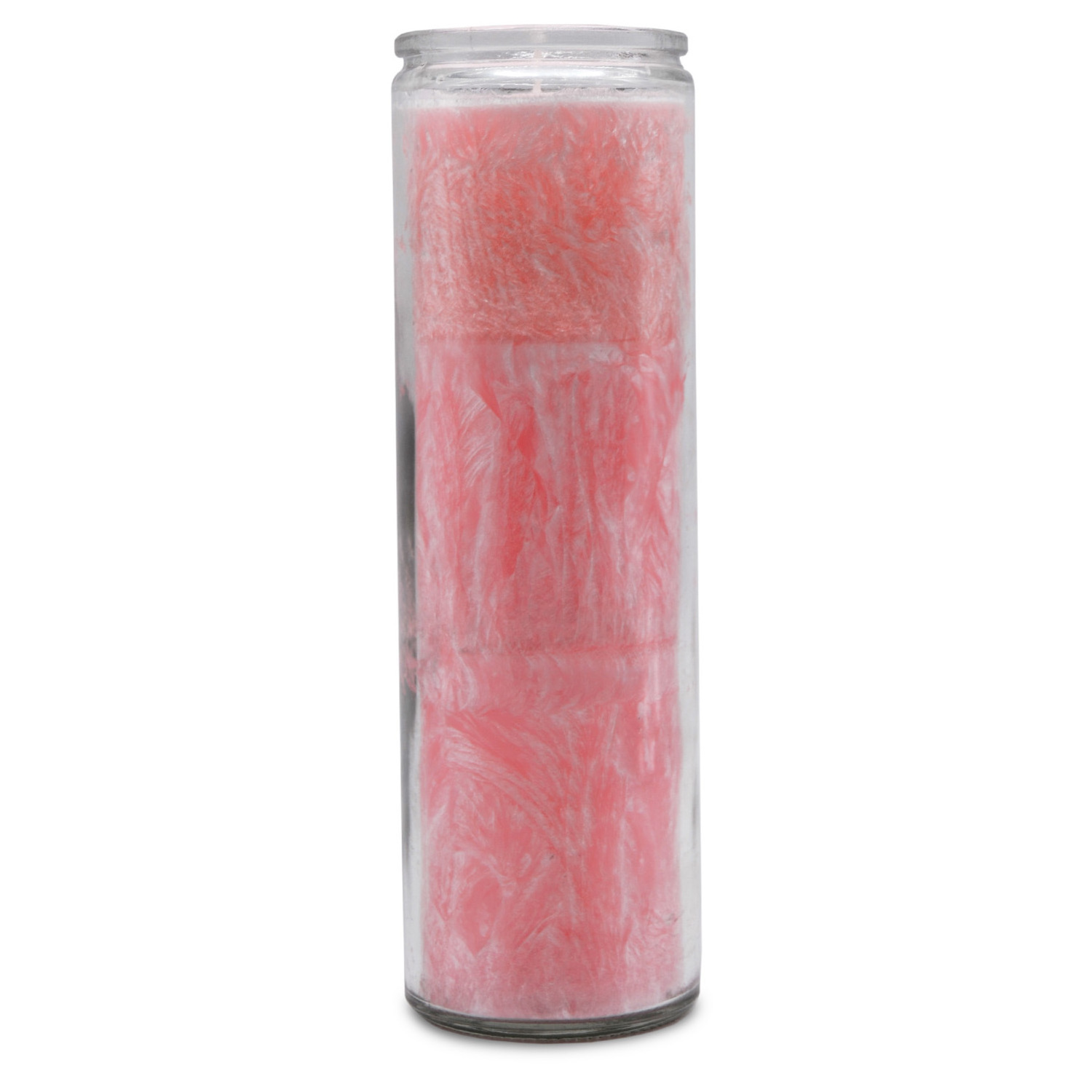 wholesale 7 Days Votive Spiritual Church Prayer Religious Glass Jar Ice Flower Wax Candles