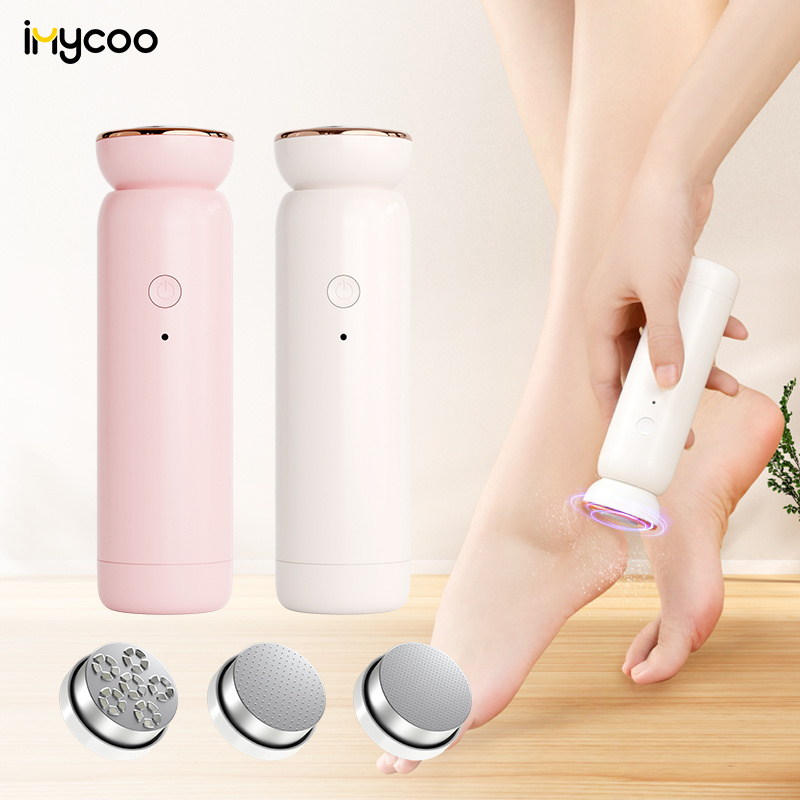 IMYCOO Portable Electric Foot Grinder Callus Remover Gift Kit Newly Pedicure Feet scrubber File Tool For Dead Hard Cracked Skin