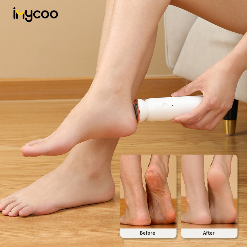 IMYCOO Portable Electric Foot Grinder Callus Remover Gift Kit Newly Pedicure Feet scrubber File Tool For Dead Hard Cracked Skin