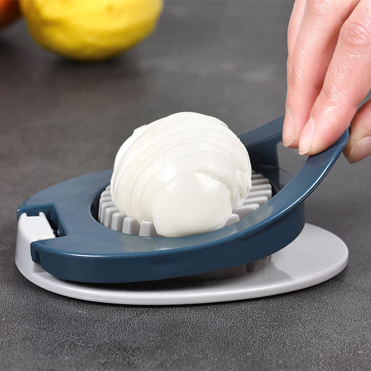 CHUJU Multi-function Two Version Stainless Steel Egg Cutter For Egg Slicer Cut Into Flowers Versatile Kitchen Helper