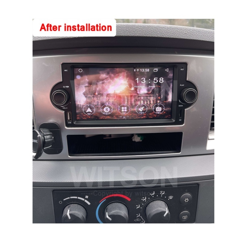 WITSON Android 13.0 GPS DVD Player For JEEP Grand Cherokee Chrysler 300C 2GB RAM 32GB ROM Built-in Wireless CARPLAY+Android Auto