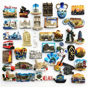 Witt Travel Souvenirs worldwide City Landmark refrigerator magnet store resin promotional gift wholesale