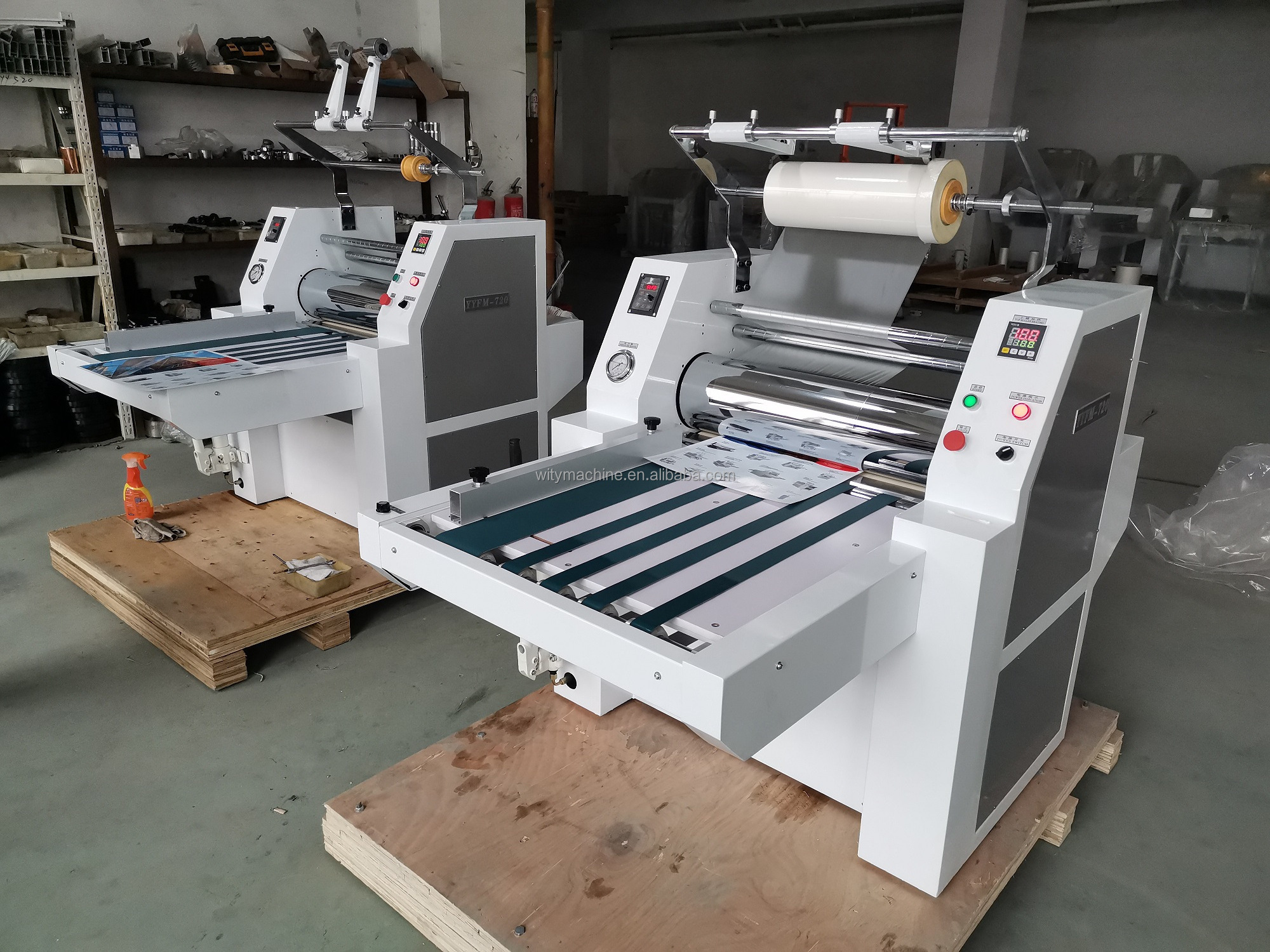 Semi Automatic Hydraulic Sheet to Roll Thermal Laminating Machine Manual Laminating Machine