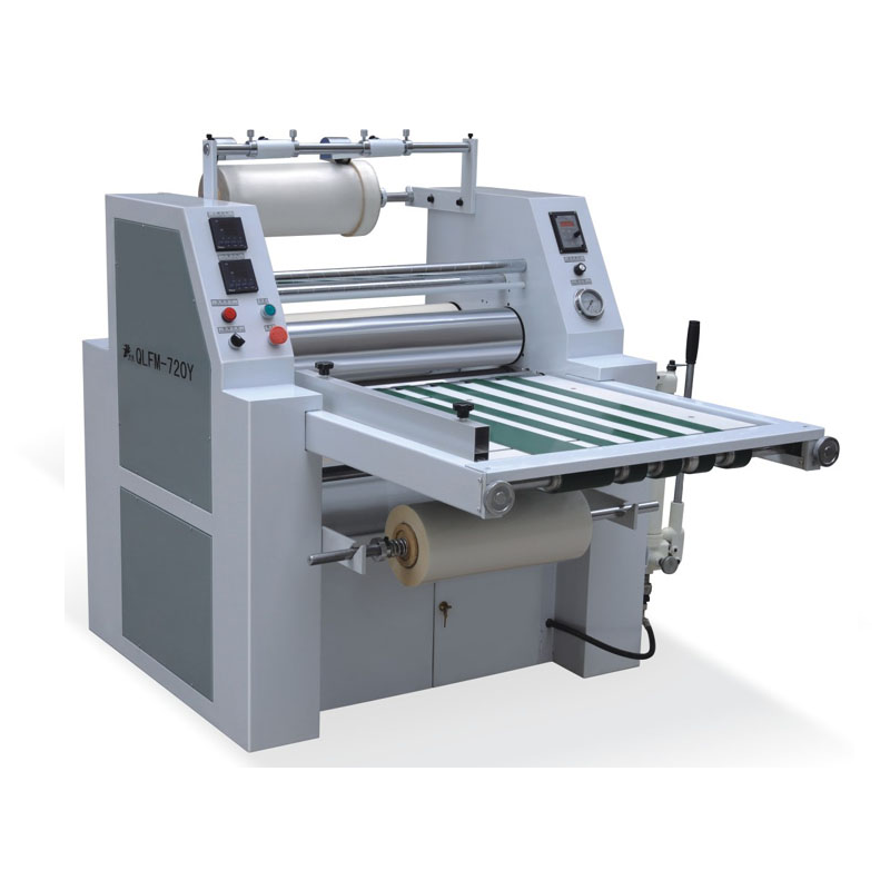 Hydraulic Thermal Film Laminator Laminating Machine with film slitting