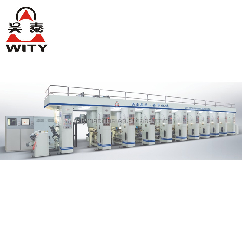 1-8 Color Auto Register High Speed Roto Gravure Printing Machine for Plastic or Paper Printing