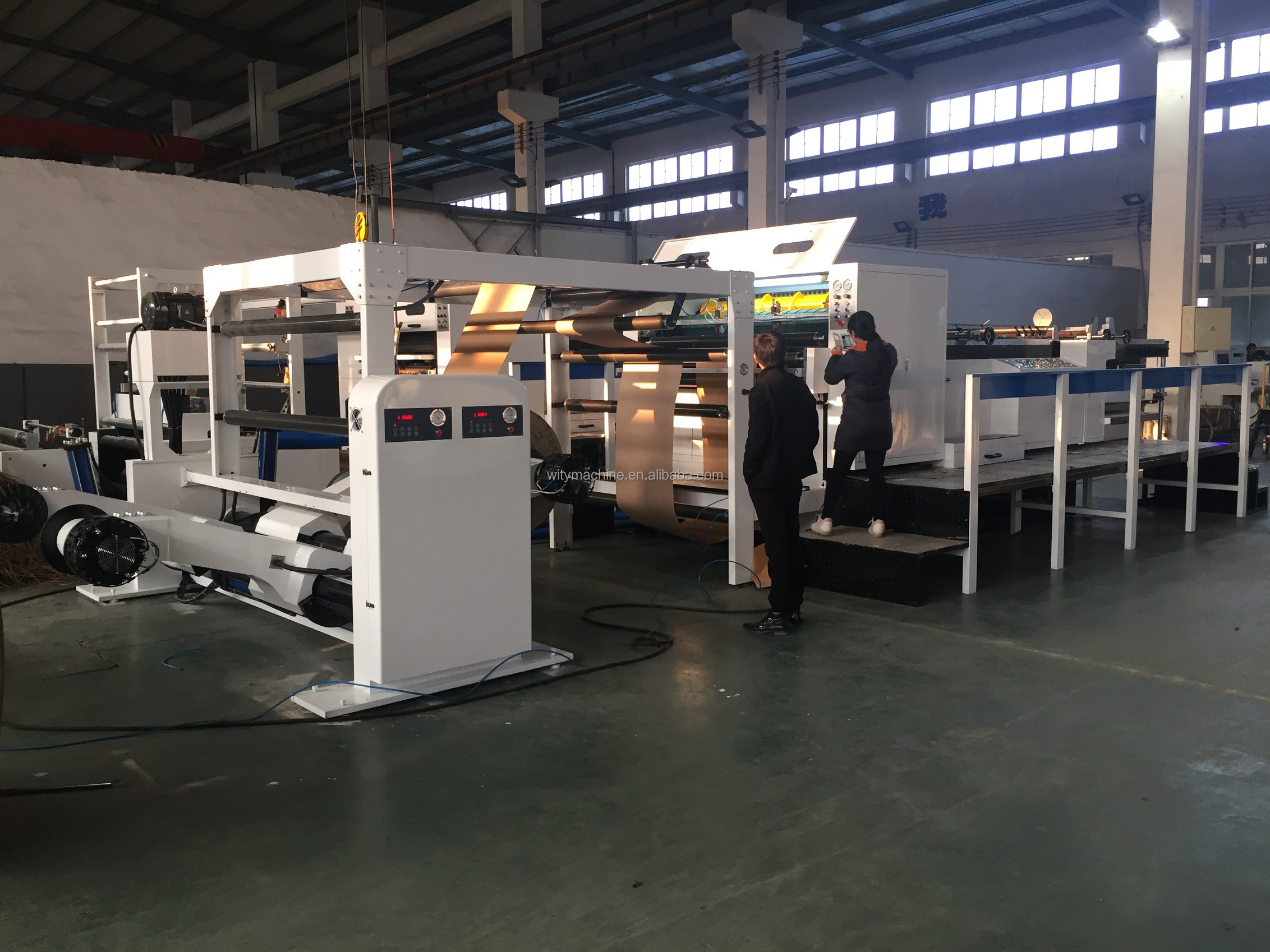 High Precision Roll Paper Sheet Cutting Machine Roll to Sheet Sheeting Machine Paper Cutter