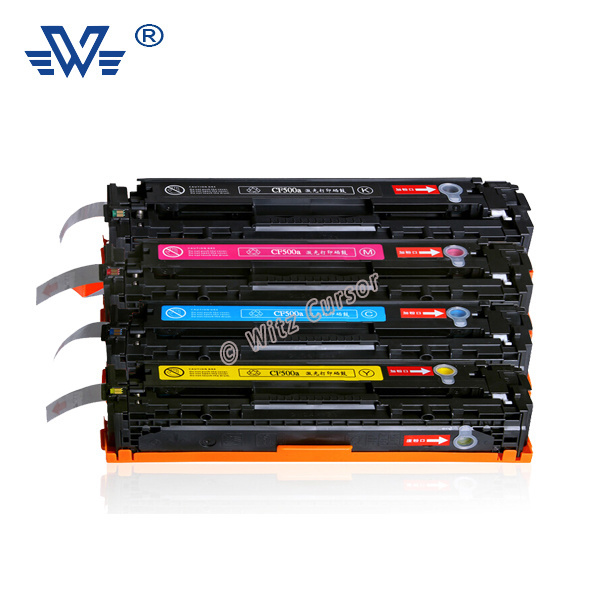 witzcursor  Factory Color Laser Toner CF500A CF501A CF502A CF503A Compatible  With Chip Toner Cartridge For HP Laser Printer