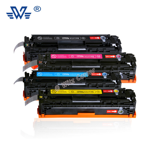 witzcursor  Factory Color Laser Toner CF500A CF501A CF502A CF503A Compatible  With Chip Toner Cartridge For HP Laser Printer