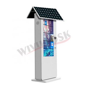 Solar Powered Outdoor Customizable LCD Advertising Media Digital Signage Player