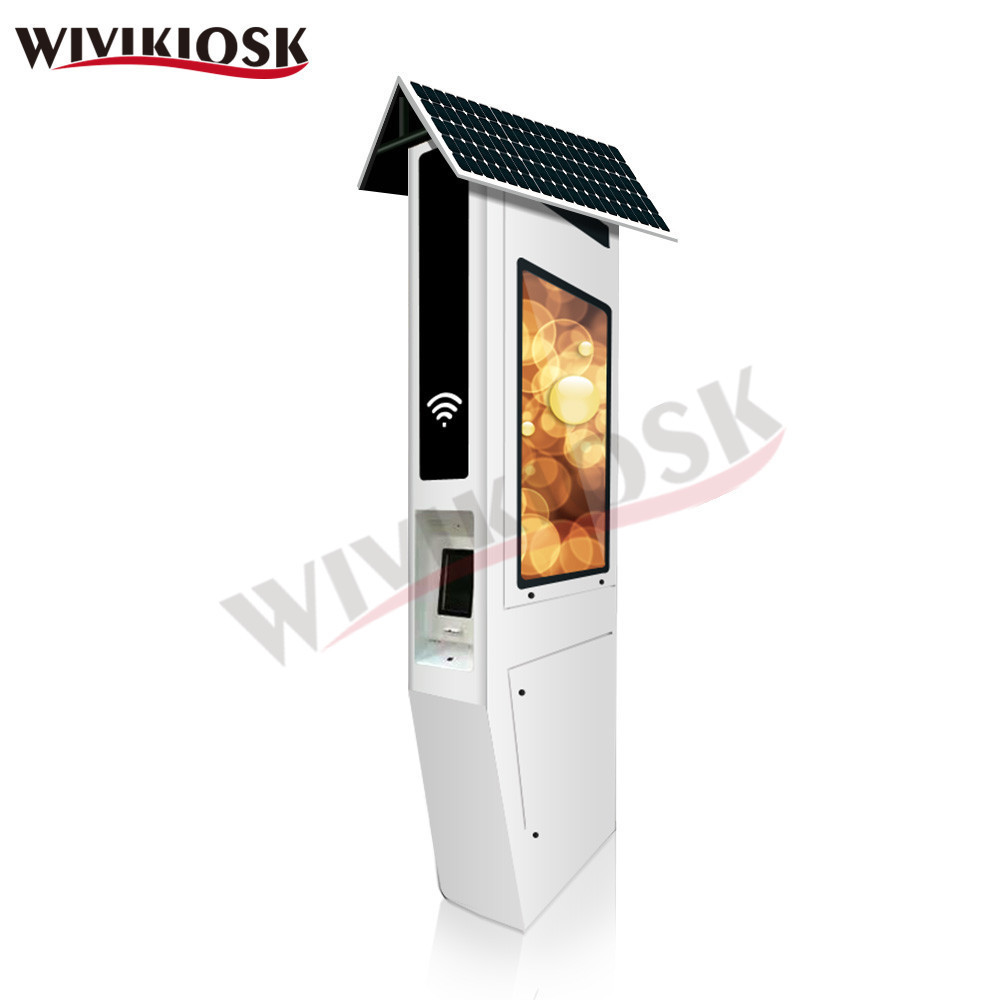 Solar Powered Outdoor Customizable LCD Advertising Media Digital Signage Player