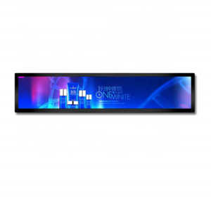 ultra Wide stretched Bar LCD advertising display/ads player LCD commercial Ultra stretched bar lcd display