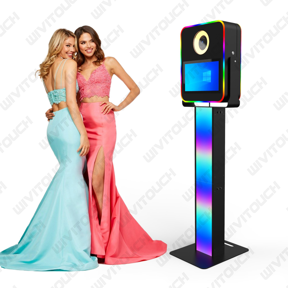 Small Selfie Photo Box With Printing Photomaton Compact Design For Sale