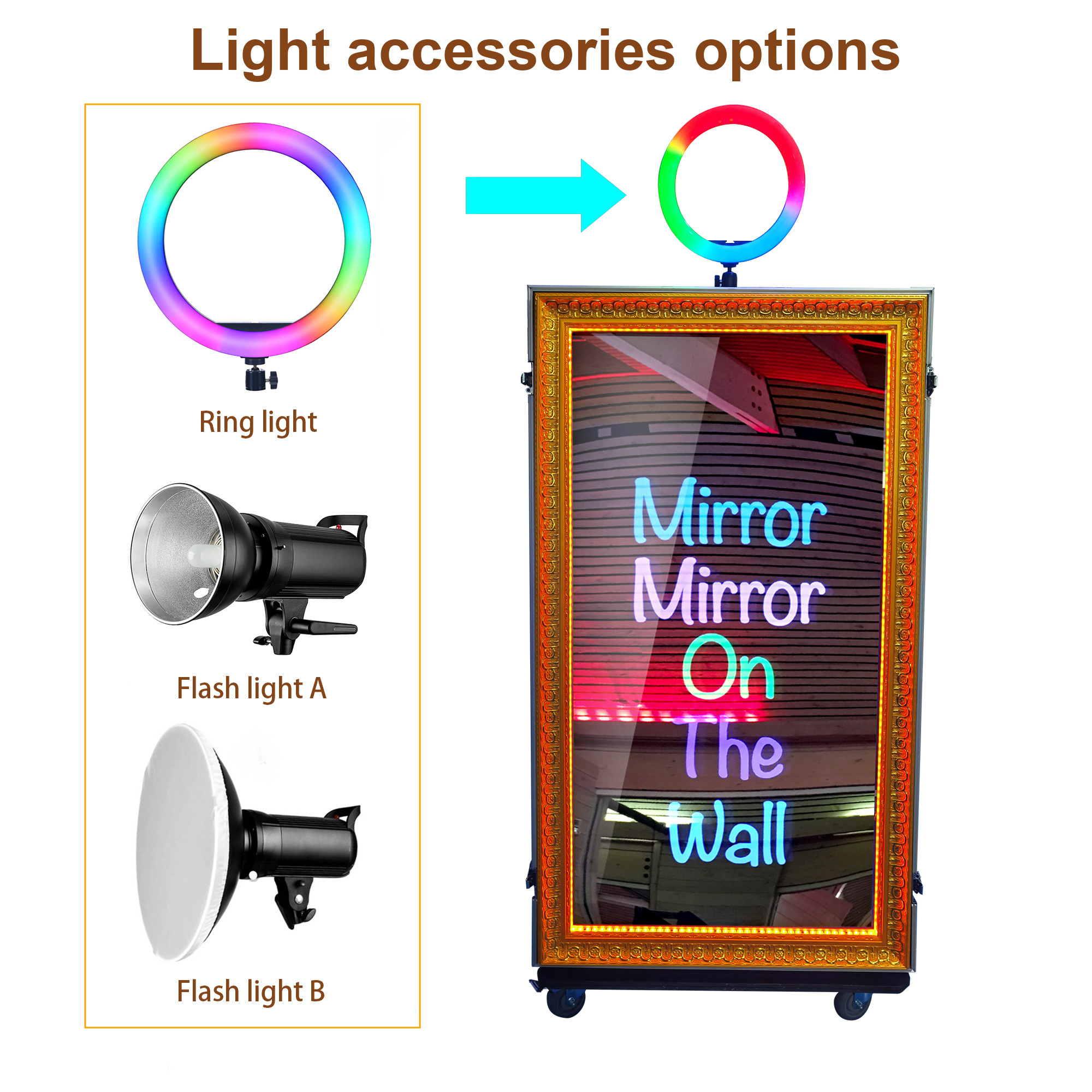 Mirror x Photo Booth Photo Master Touch Screen Self Service Selfie Photo Booth