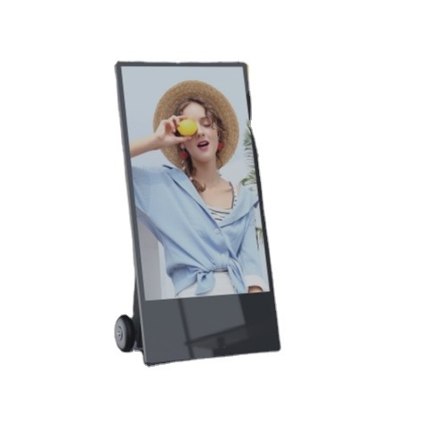 WiViKiosk New Arrival 43 Inch Battery Powered Portable Outdoor Digital Signage And Displays