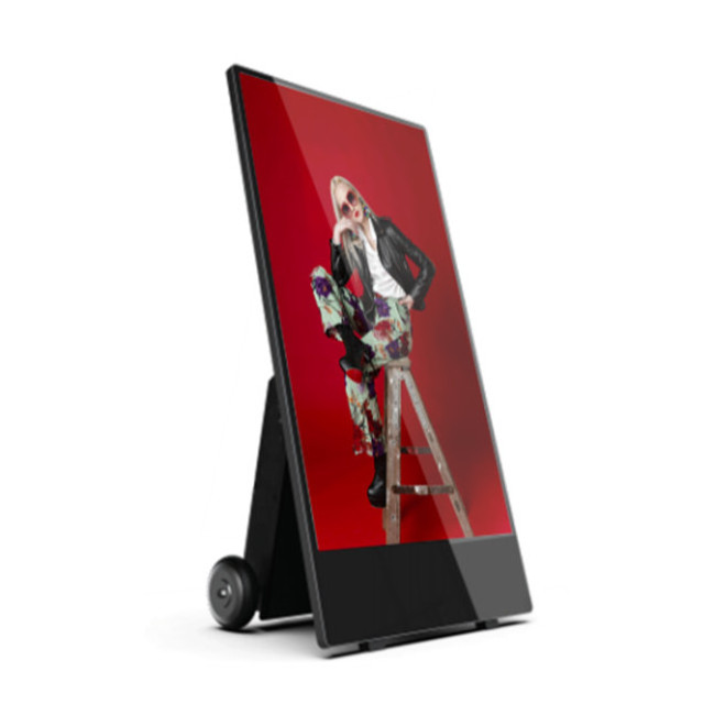 WiViKiosk New Arrival 43 Inch Battery Powered Portable Outdoor Digital Signage And Displays