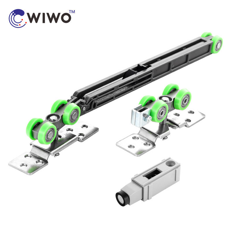 Modern Design Pocket Door Slide Hardware System Roller With Rebound Device For Pocket Sliding Door Wheels