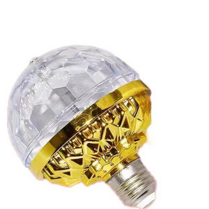 Good Price Party Magic Ball Led Disco Bulb Full Color Rotating Stage Light E14 E27 B22 Colorful Rotating Ball Bubble