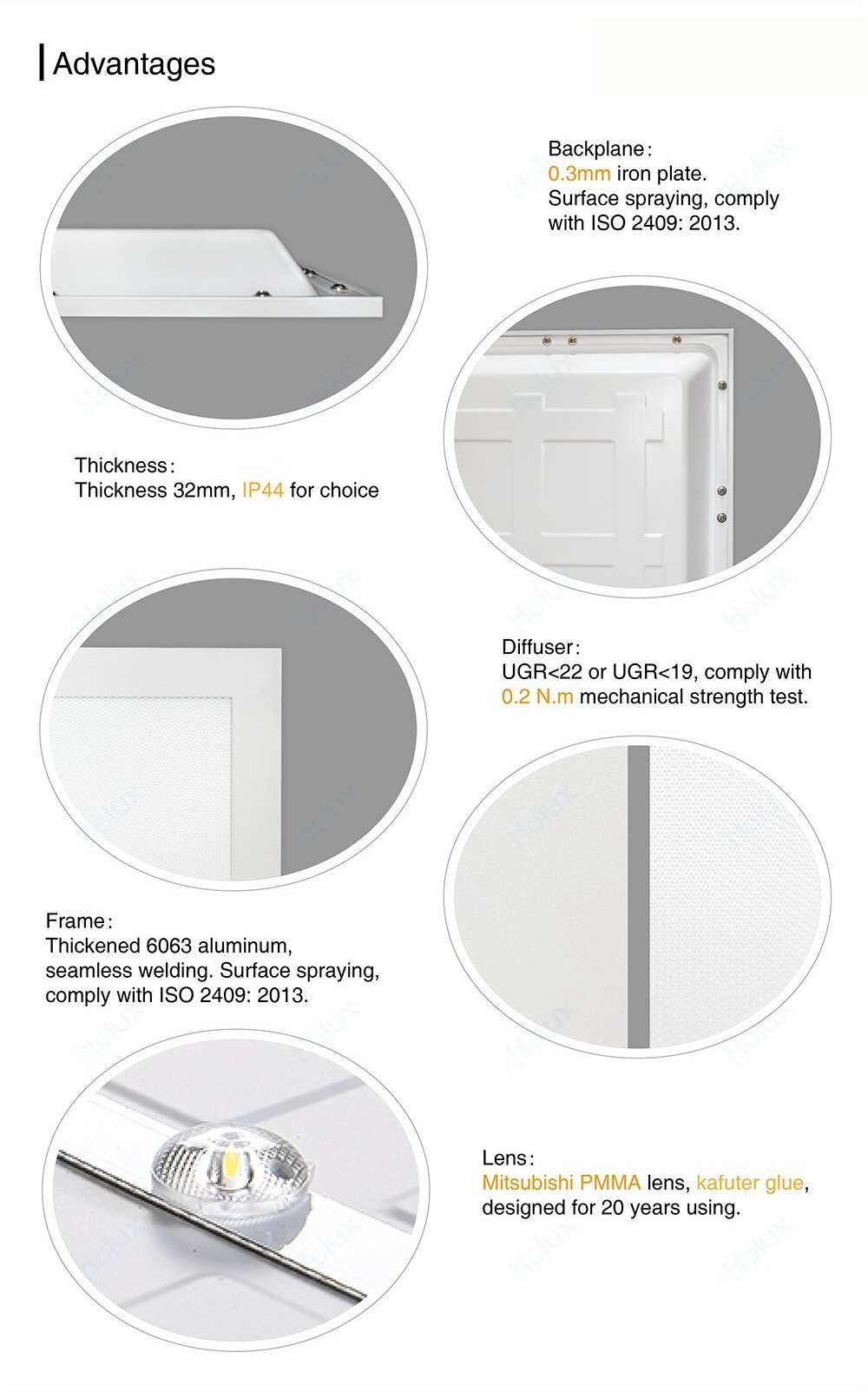 Factory directly Square Round 2X2 2X4 60X60 600X600 1200X600 Flat Surface Mounted Ceiling  Panel