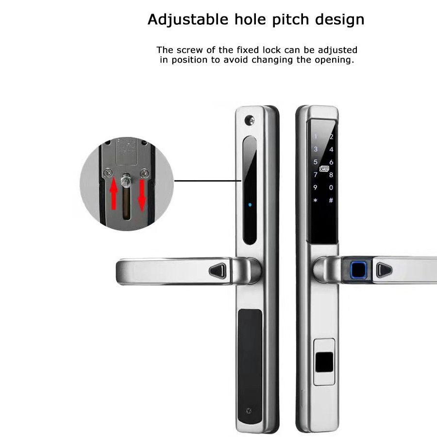 Fingerprint recognition smart lock Code RFID IC Card Smartphone App Unlock Biometric Fingerprint Smart Lock