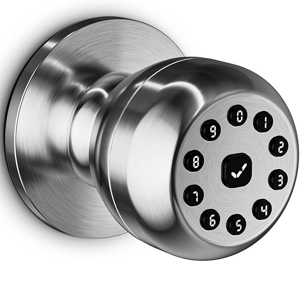 digital keypad knob lock Keyless Smart Cylinder Digital Keypad Knob Lock With Number Pad