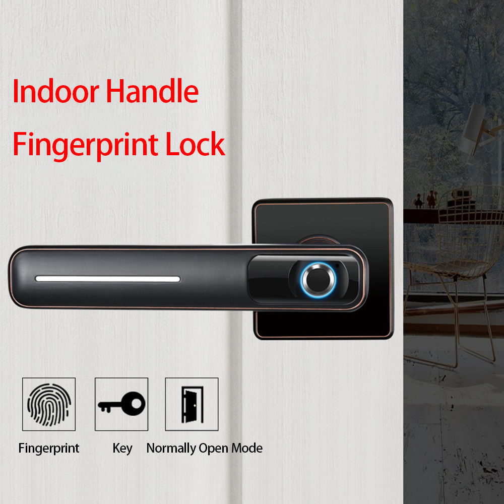 electromagnetic lock Digital Fingerprint Door Handle Lock Low Price Digital Smart Doorlock