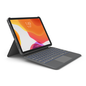 For iPad Pro12.9-2020 Tablet Wireless Keyboard 2021 Pro Keyboard Protective Case with Colorful Backlight Second-control Keyboard