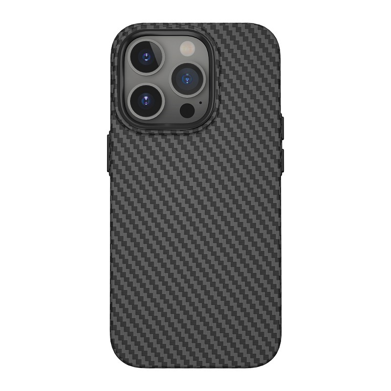 For iPhone 14 Pro Max Real Carbon Fiber Case Anti Fingerprints & Scratch Slim Fit Shockproof for IPhone 13 Case