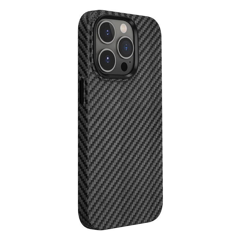 For iPhone 14 Pro Max Real Carbon Fiber Case Anti Fingerprints & Scratch Slim Fit Shockproof for IPhone 13 Case