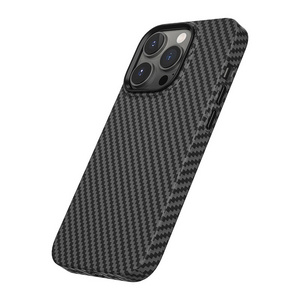 For iPhone 14 Pro Max Real Carbon Fiber Case Anti Fingerprints & Scratch Slim Fit Shockproof for IPhone 13 Case