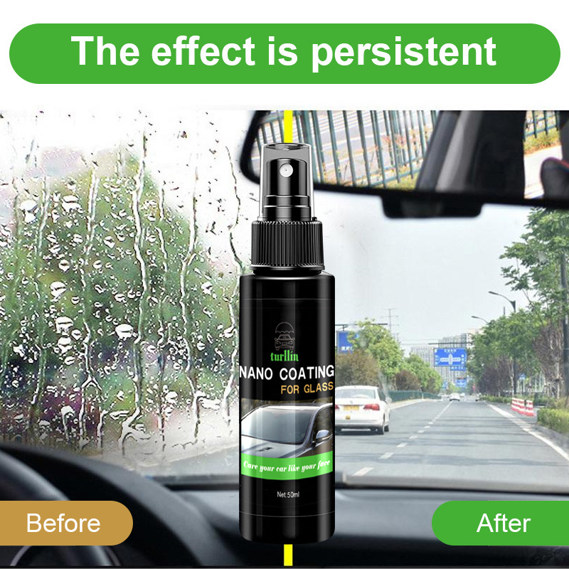 Nano Super Hydropobic Water Repellent and Self Cleaning Liquid Glass Coating for Car