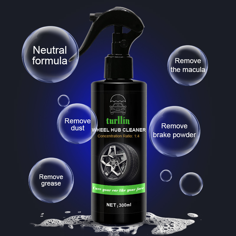 Hot Selling Car Detailing Wheel Cleaning Products Wheel Hub Cleaner Spray Oxidation remover Tire Cleaner Liquid Rim Agent 1:4