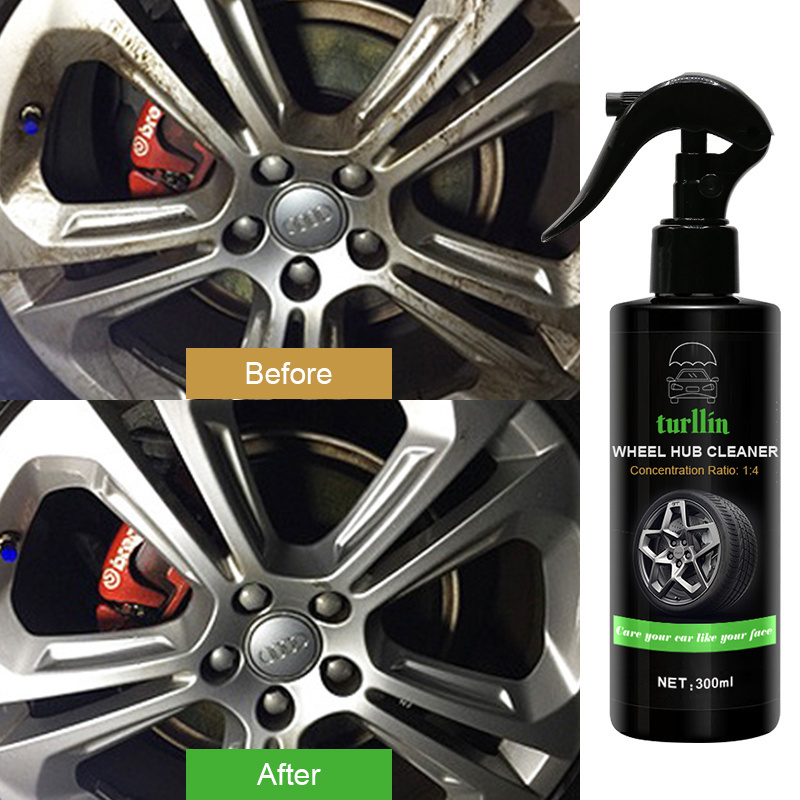 Hot Selling Car Detailing Wheel Cleaning Products Wheel Hub Cleaner Spray Oxidation remover Tire Cleaner Liquid Rim Agent 1:4